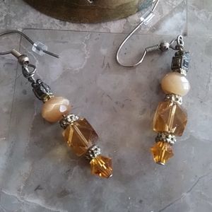 NWOT Handmade beaded earrings.